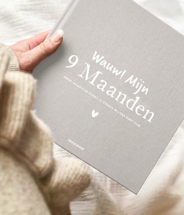 Pink Peach Mijn 9 maanden dagboek - Linnen beige/zand (eerdere versie) - Afbeelding 2