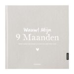 Pink Peach Mijn 9 Maanden Dagboek Linnen Zand (1)