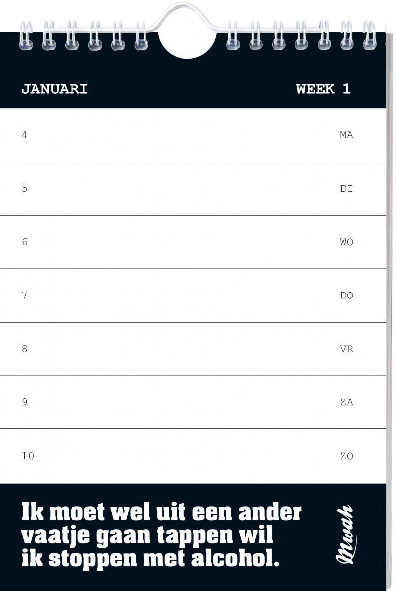 Mwah Weekkalender 2021 Kopen Invulboekjes Nl week kalender 2021 kopen