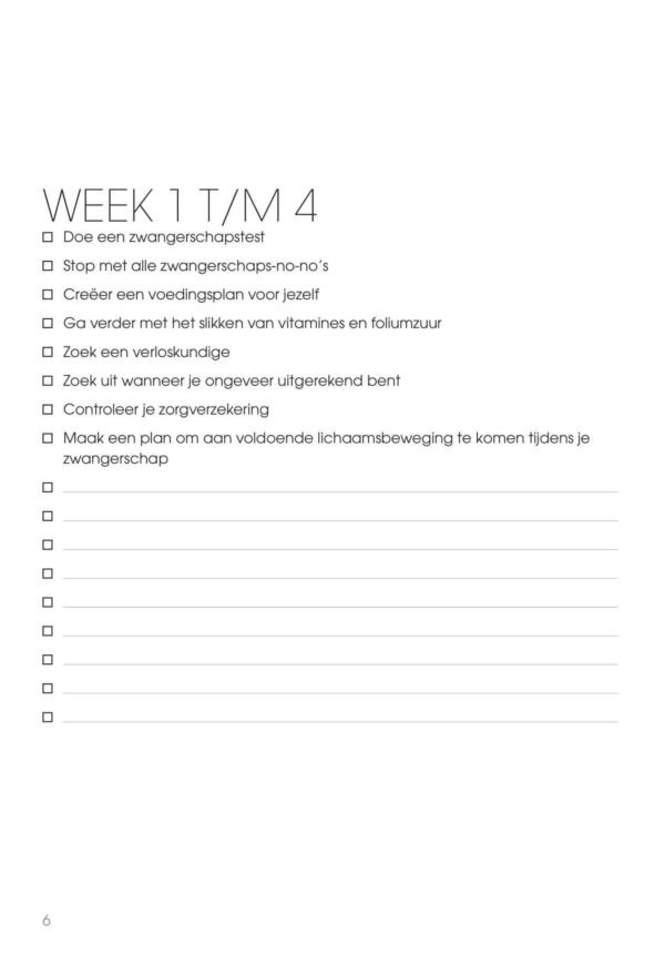 Zwangerschapsdagboek Elke dag een vraag - Afbeelding 6