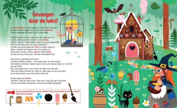 Speuren naar Hans & Grietje - Voorleesboek - Afbeelding 2