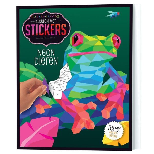 Stickerboek Neon dieren