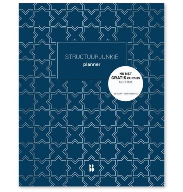 Structuurjunkie Planner (klein) - Blauw