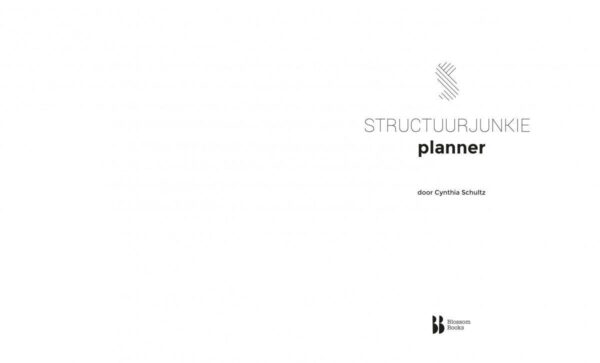 Structuurjunkie Planner (klein) - Blauw - Afbeelding 3