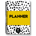 Studio Ins & Outs Planner A5 - Okergeel