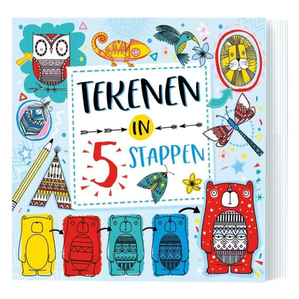 Tekenboek Tekenen in 5 stappen