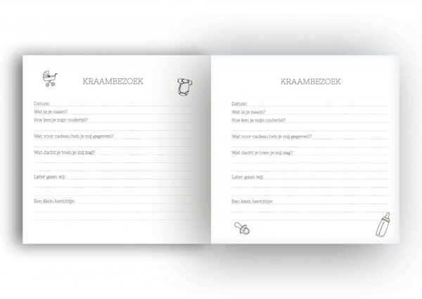 Creations of Happiness & Hip en Hout - Kraambezoekboek - Afbeelding 5