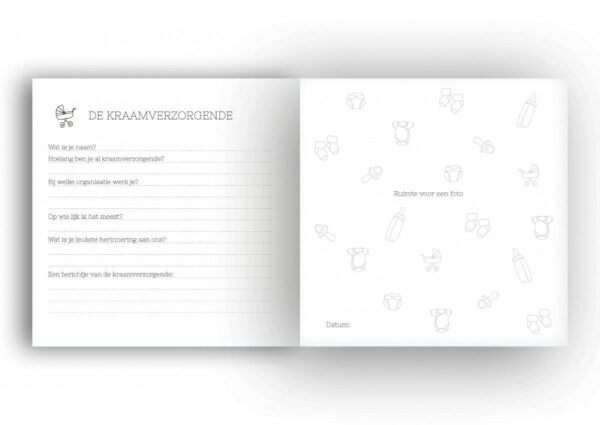 Creations of Happiness & Hip en Hout - Kraambezoekboek - Afbeelding 6