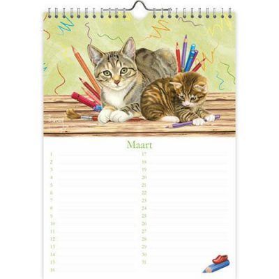 Franciens Katten Verjaardagskalender ‘Bloemen kittens’ Bloemen kalender