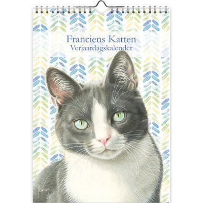 Franciens Katten Verjaardagskalender ‘Tibbe’ A4 Franciens Katten kalender