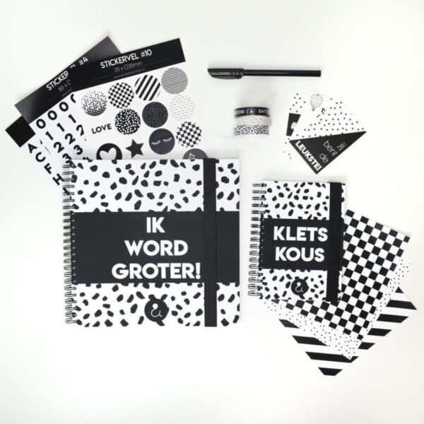 Studio Ins & Outs Fancy achtergronden #2 - Zwart wit - Afbeelding 3