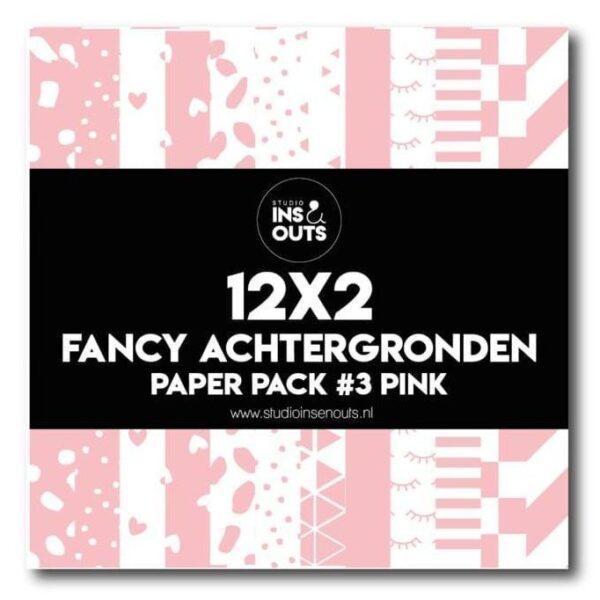 Studio Ins & Outs Fancy achtergronden #3 - Roze