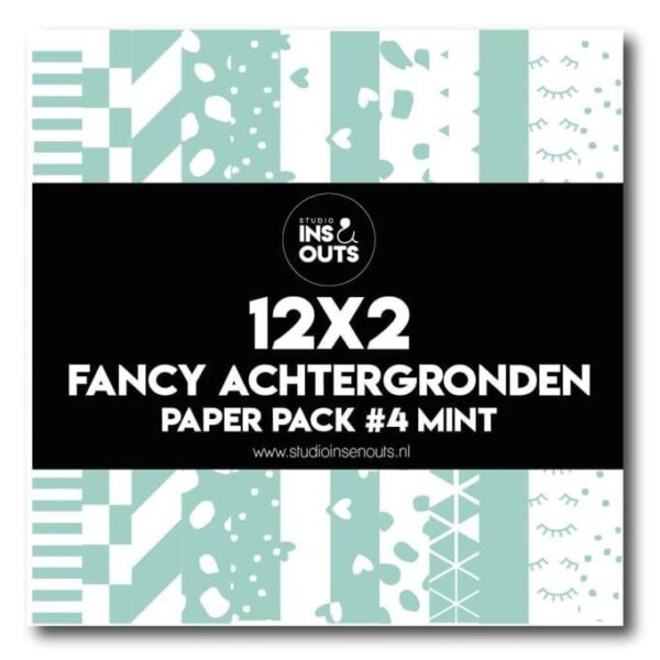 Studio Ins & Outs Fancy achtergronden #4 - Mint
