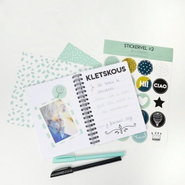 Studio Ins & Outs Fancy achtergronden #4 - Mint - Afbeelding 2