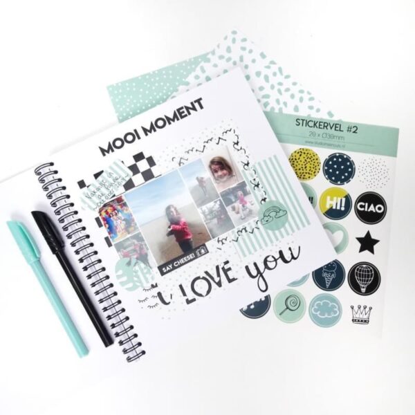 Studio Ins & Outs Fancy achtergronden #4 - Mint - Afbeelding 4