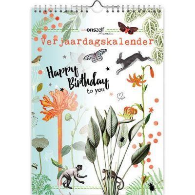 Originele Verjaardagskalender Natuur Kopen Kijk Snel Invulboekjes Nl