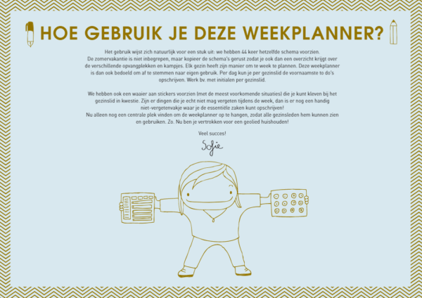 Mama Baas Familie weekplanner - Afbeelding 3