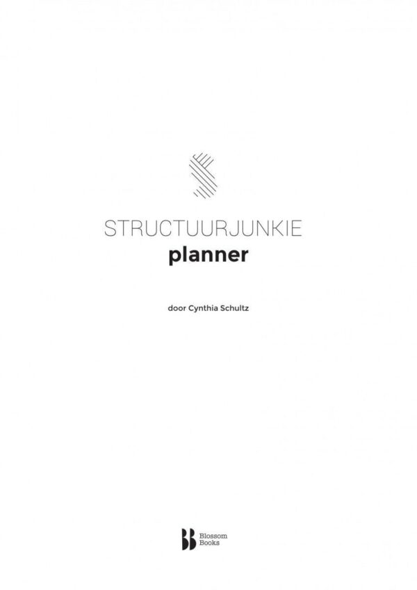 Structuurjunkie Planner (A4) - Blauw - Afbeelding 3