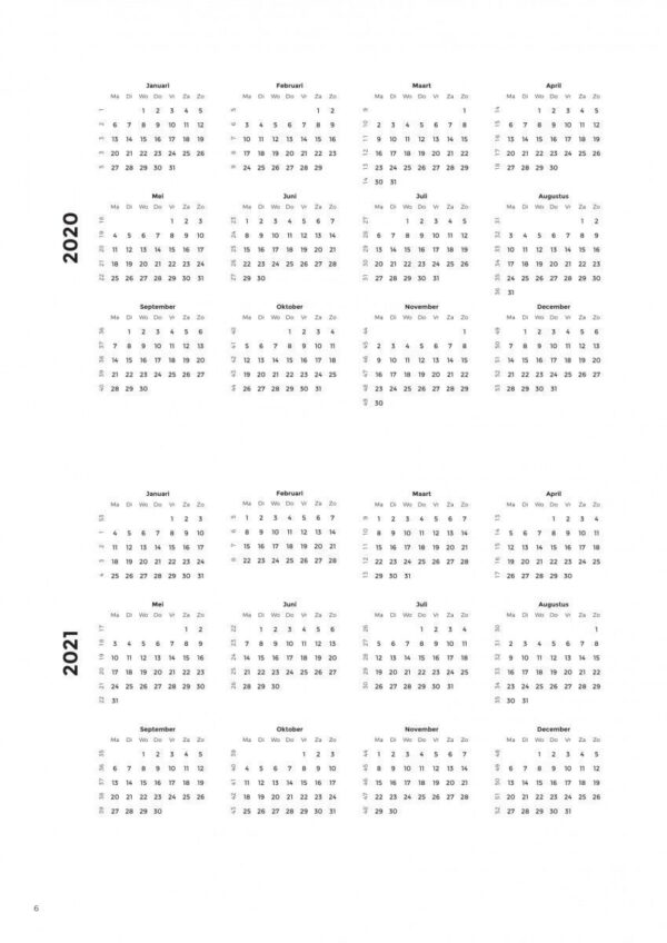 Structuurjunkie Planner (A4) - Blauw - Afbeelding 6