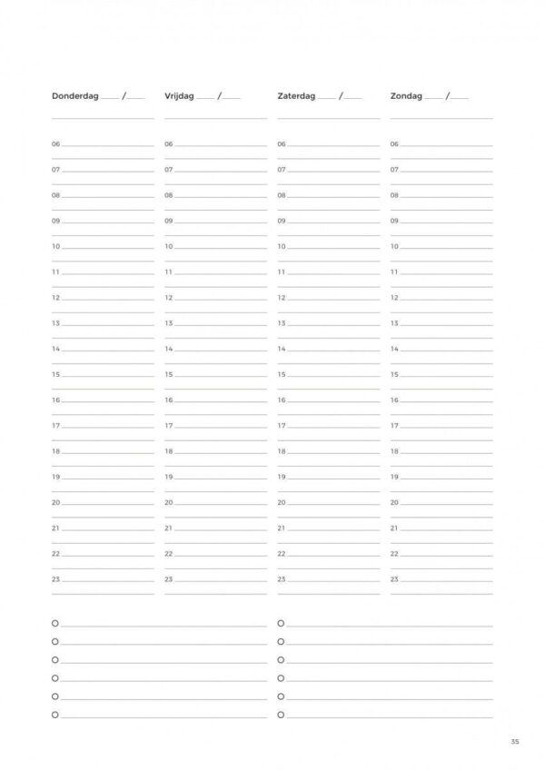 Structuurjunkie Planner (A4) - Blauw - Afbeelding 12