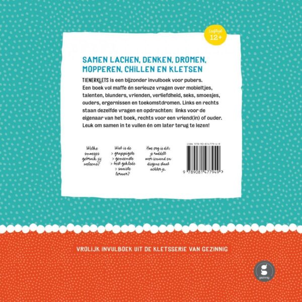 Gezinnig Tienerklets invulboek - Afbeelding 6