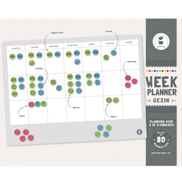 Gezinnig Weekplanner gezin - A3