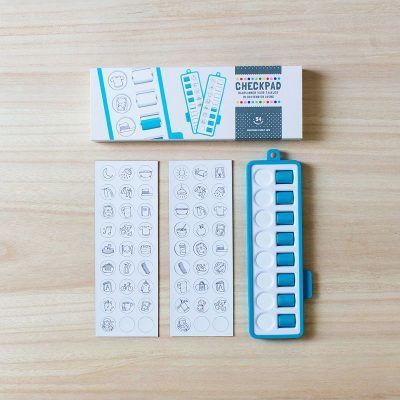 Gezinnig Checkpad – Blauw Boeken met gratis verzending