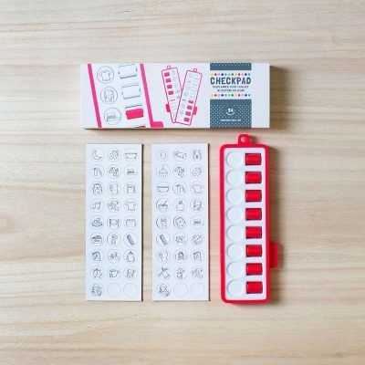 Gezinnig Checkpad – Rood Boeken met gratis verzending