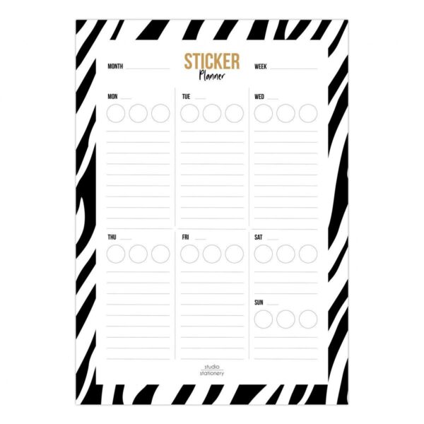 Studio Stationery Notitieblok Sticker weekplanner