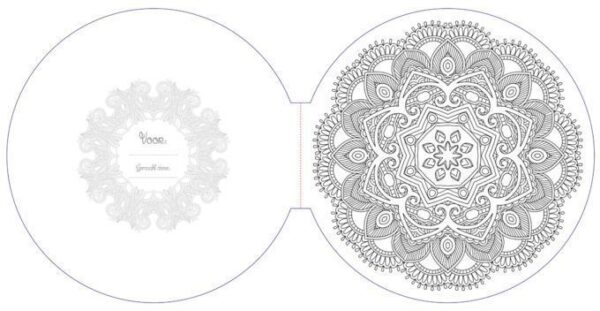 100 creaties mandala kleurboek - Afbeelding 3
