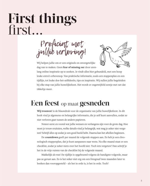 Wij trouwen! - Praktische planner - Afbeelding 5