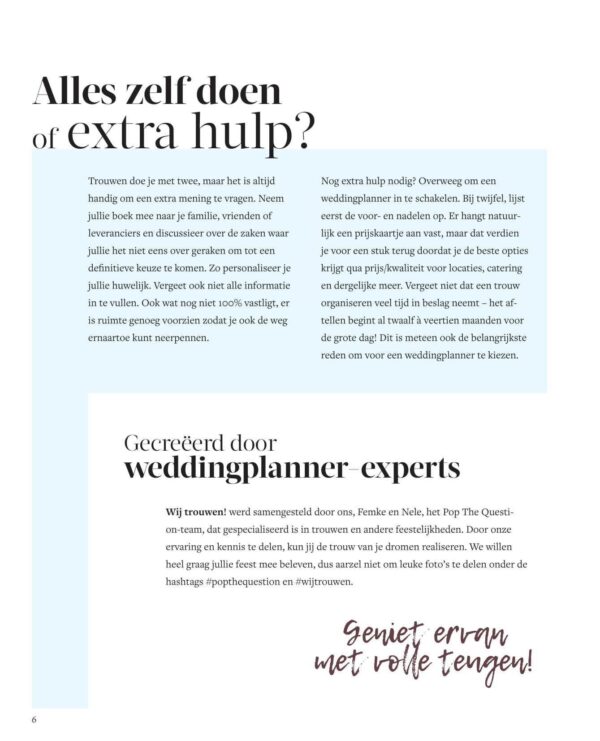 Wij trouwen! - Praktische planner - Afbeelding 6