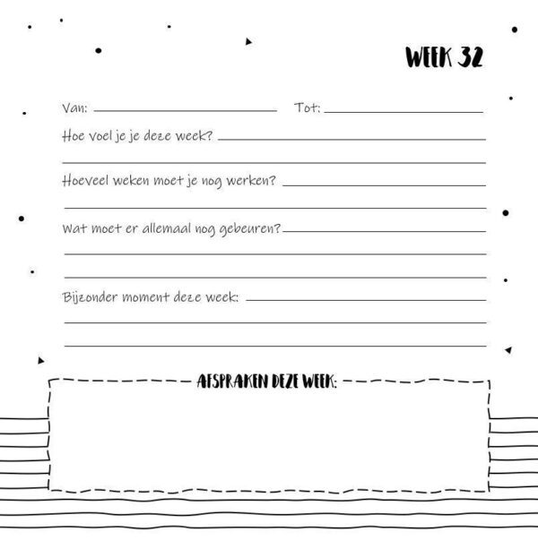 SilliBeads Mijn 9 maanden dagboek - Roze - Afbeelding 9