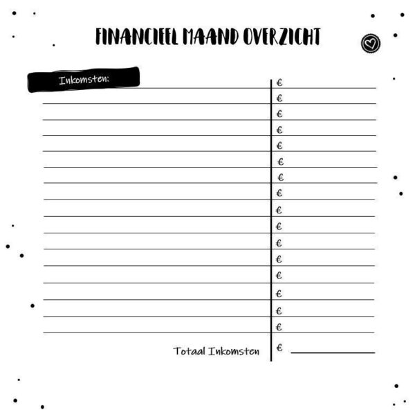 SilliBeads Mijn Budget planner - Afbeelding 6