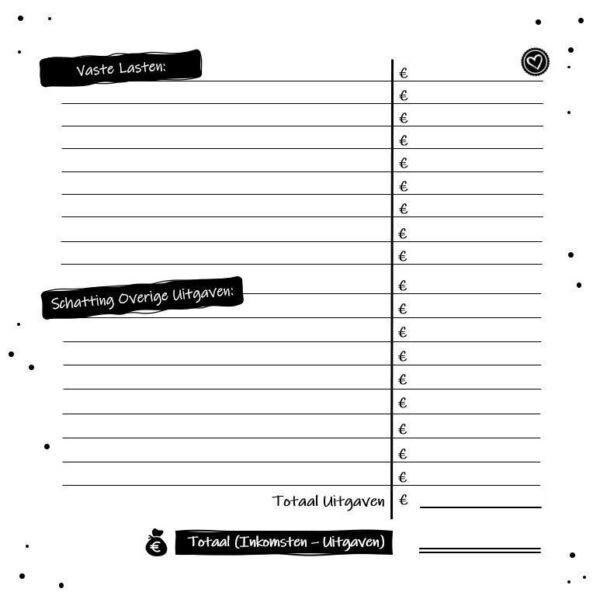 SilliBeads Mijn Budget planner - Afbeelding 9