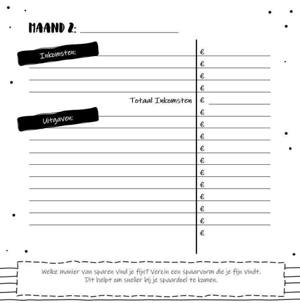 SilliBeads Mijn Budget planner - Afbeelding 5