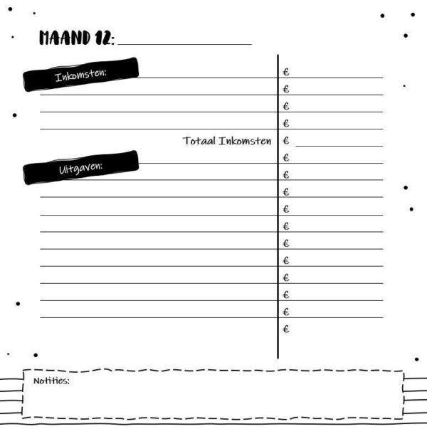 SilliBeads Mijn Budget planner - Afbeelding 8