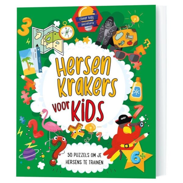 Hersenkrakers voor kids - Puzzelboek