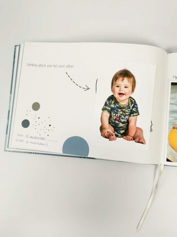 JEP! Kids Babyboek - Oudblauw - Afbeelding 5