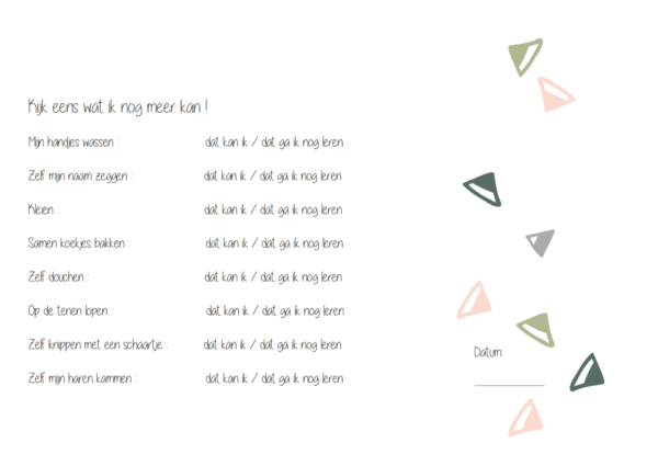 JEP! Kids Groeiboek baby naar kleuter - Mellow roze - Afbeelding 20
