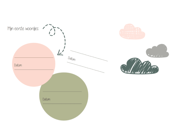 JEP! Kids Groeiboek baby naar kleuter - Mellow roze - Afbeelding 17