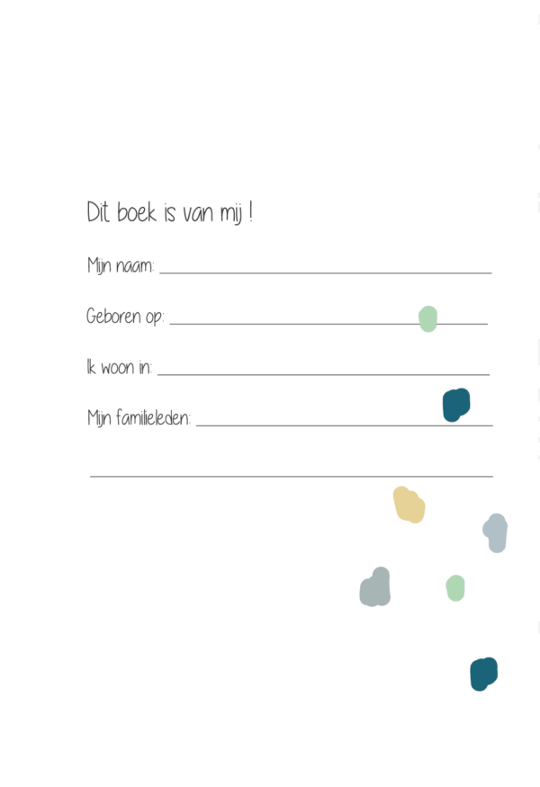 JEP! Kids Mijn vriendenboekje jongen - Oudblauw - Afbeelding 4