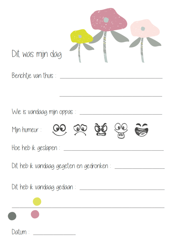 JEP! Kids Oppasboek - Indian roze - Afbeelding 6