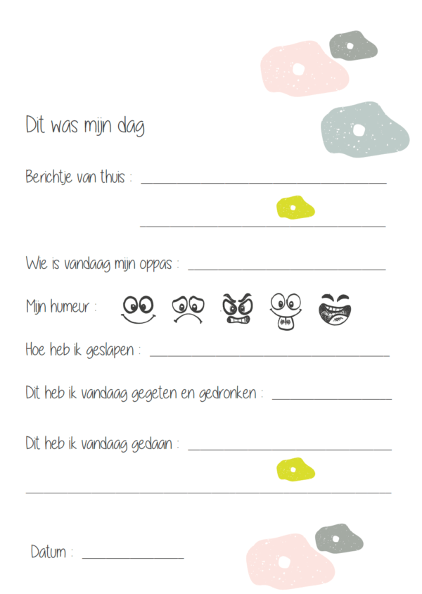 JEP! Kids Oppasboek - Indian roze - Afbeelding 5