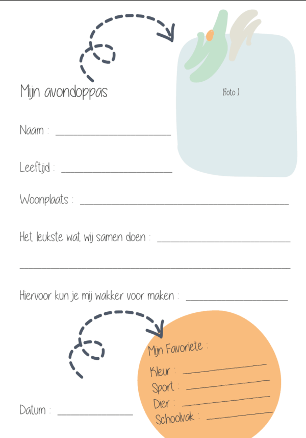 JEP! Kids Oppasboek - Indigo blauw - Afbeelding 10