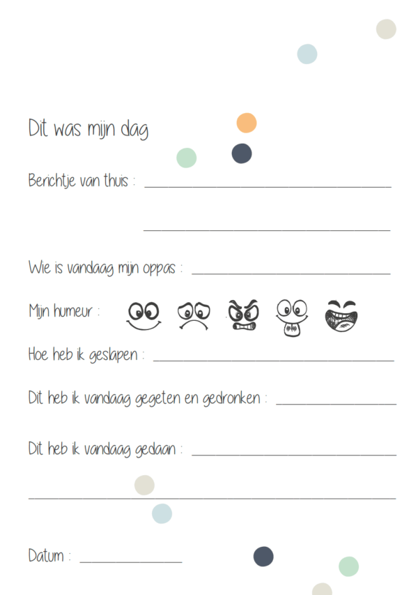 JEP! Kids Oppasboek - Indigo blauw - Afbeelding 8