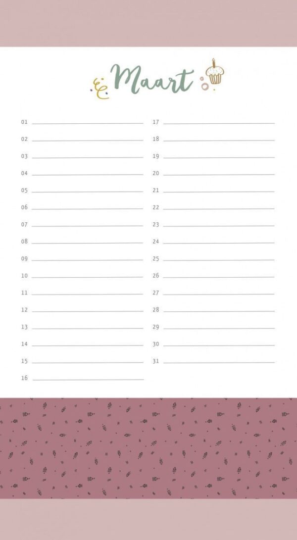 Maan Amsterdam Verjaardagskalender - Afbeelding 5