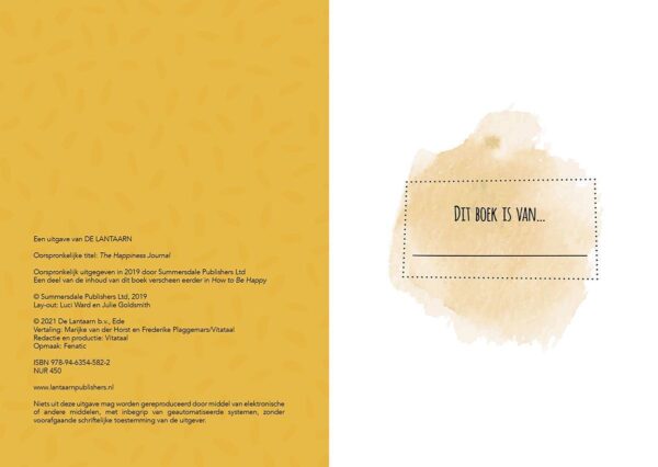 Mijn happiness journal - Afbeelding 3