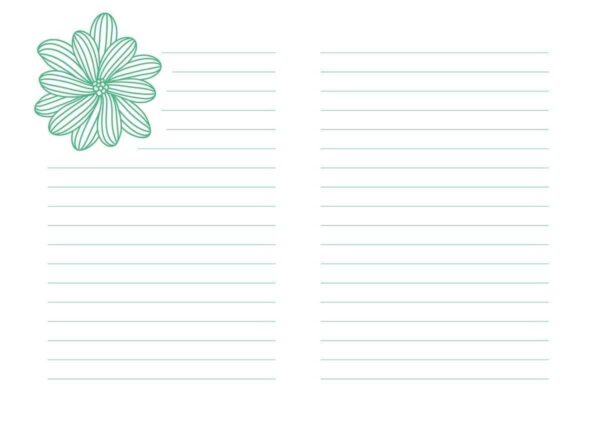 Notebook Flowers - Afbeelding 2