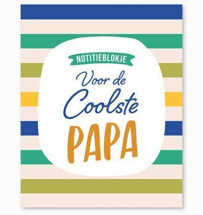 Notitieblokje – Voor de coolste papa Boek vaderdag